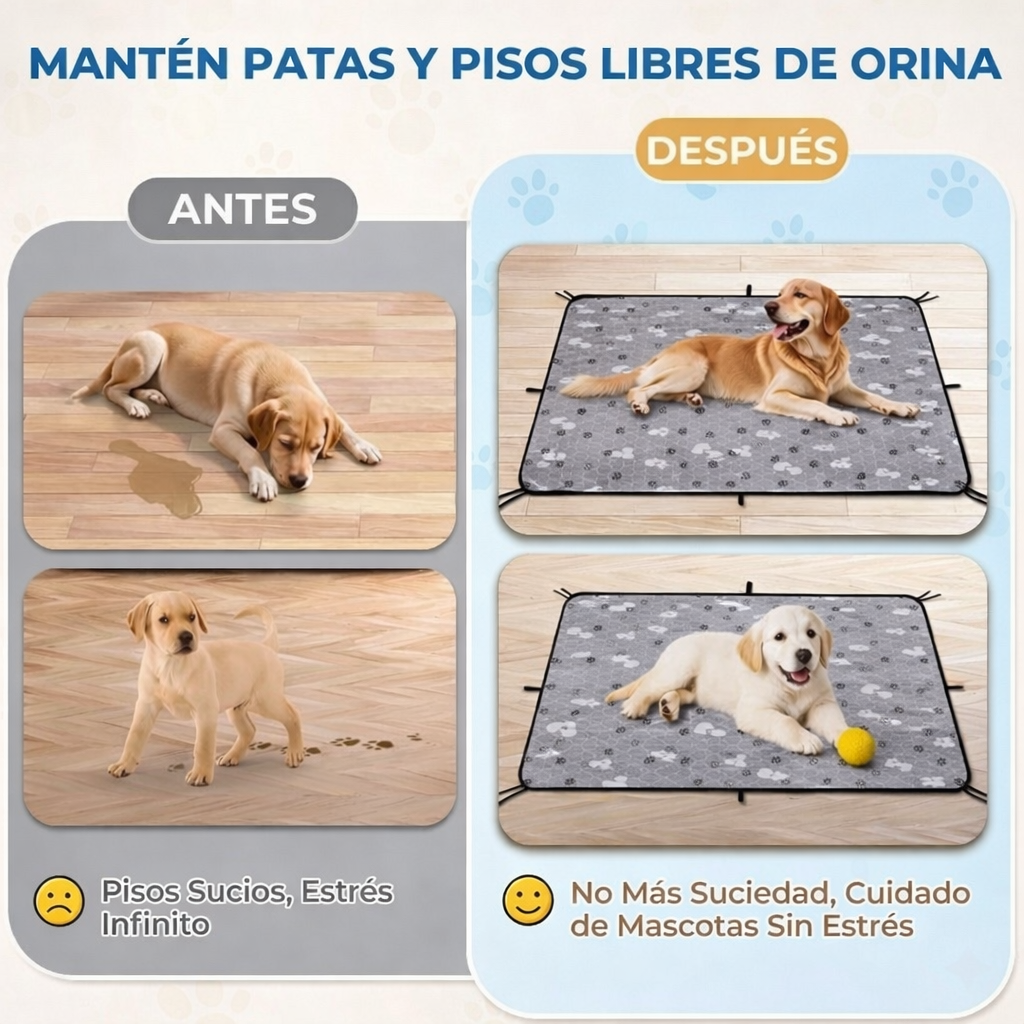Empapador Reutilizable Clarifur™ – Lavable, Antideslizante y Sin Olores